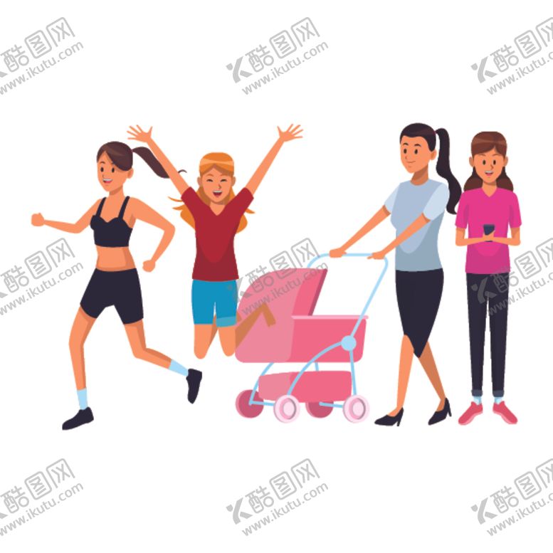 编号：61440710210020439377【酷图网】源文件下载-人物插画