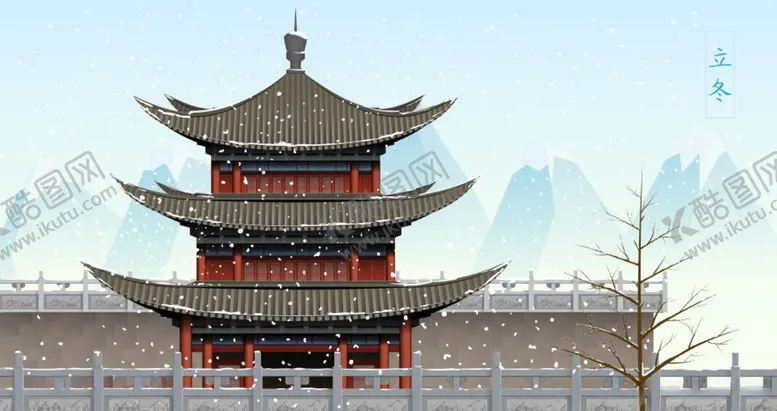 编号：74198306240906011488【酷图网】源文件下载-手绘古代建筑图片