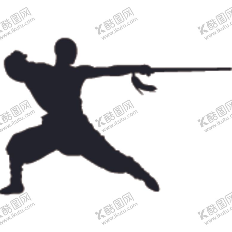 编号：85895806191111031839【酷图网】源文件下载-武术格斗剪影