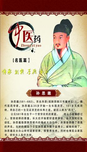 中华名医张仲景孙思邈