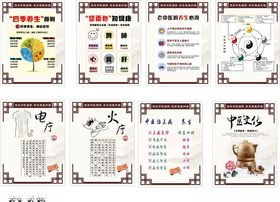 中医文化画展画电火