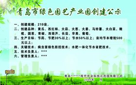 园艺产业园创建公示