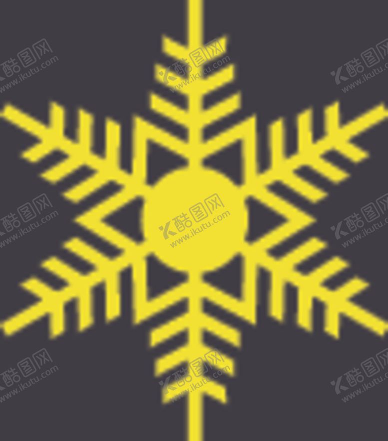 编号：64465309161830329672【酷图网】源文件下载-黄色雪花