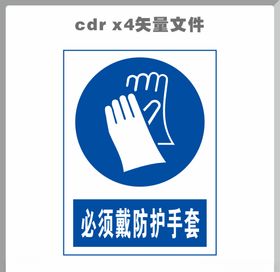 必须戴防护手套