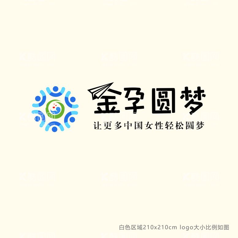 编号：29727501140014451100【酷图网】源文件下载-金孕圆梦logo标志图标