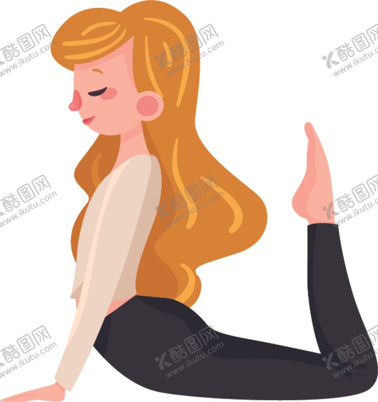 编号：23071604281124315885【酷图网】源文件下载-瑜伽动作