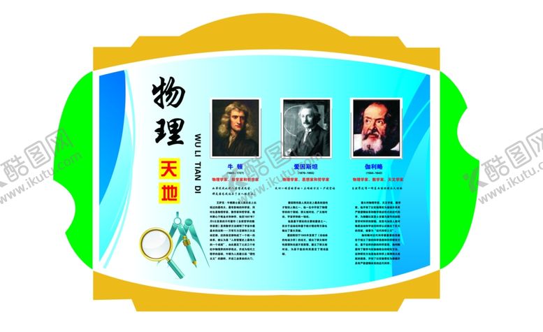 编号：45851704190021183908【酷图网】源文件下载-物理异形展板