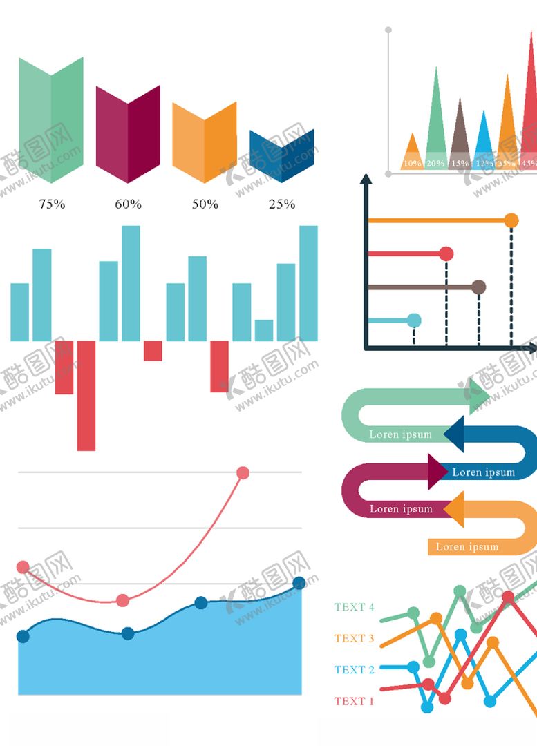 编号：92311709170605337676【酷图网】源文件下载-数据图表元素
