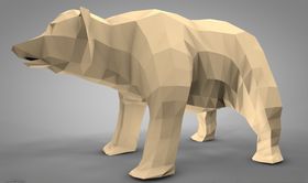 C4D模型狗熊