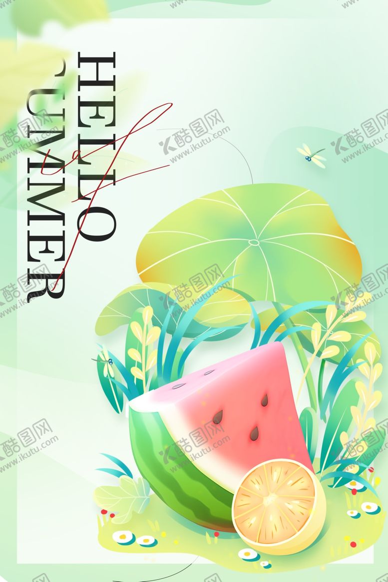 编号：69839302192240404603【酷图网】源文件下载-夏日西瓜