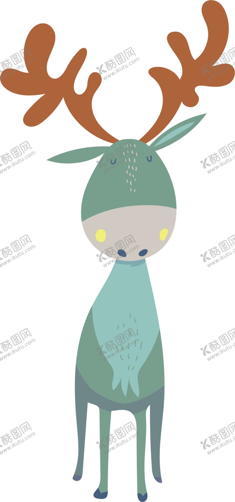 编号：48464405010516437185【酷图网】源文件下载-卡通长颈鹿