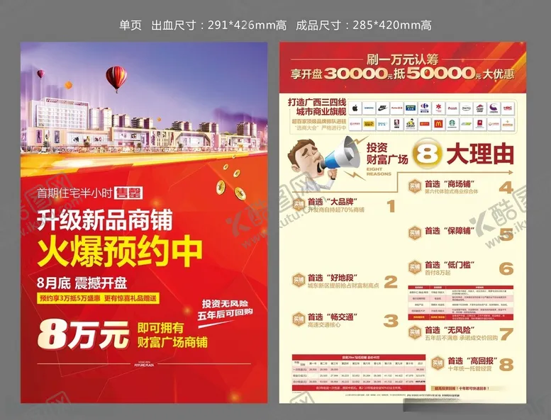 编号：15590712130010011806【酷图网】源文件下载-商业地产海报