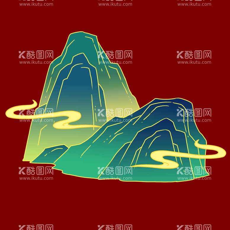 编号：82067110020700199064【酷图网】源文件下载-国潮海报元素  