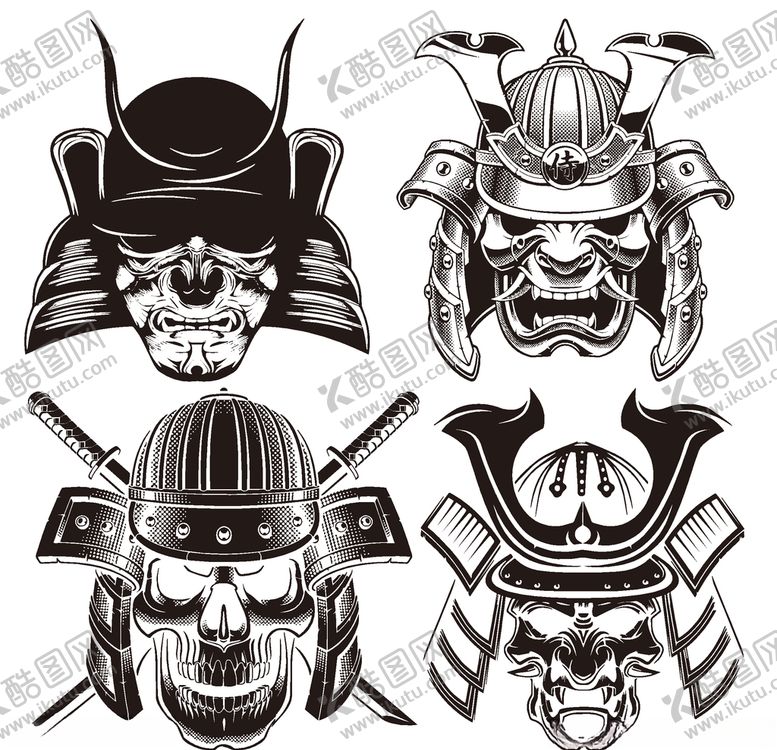 编号：56935510080152277148【酷图网】源文件下载-日本武士面具