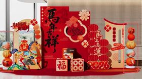 新年中式美陈装饰布置