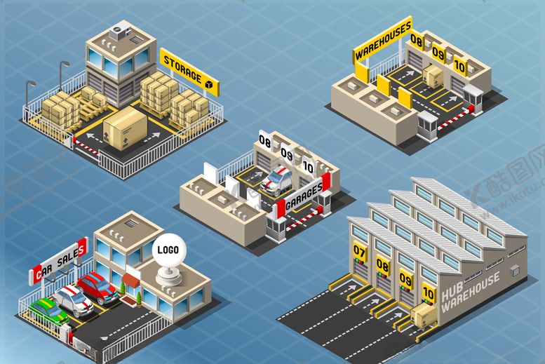 编号：93052510220902531273【酷图网】源文件下载-3D城市