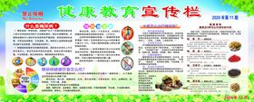 11月糖尿病中医主题宣传栏蓝天