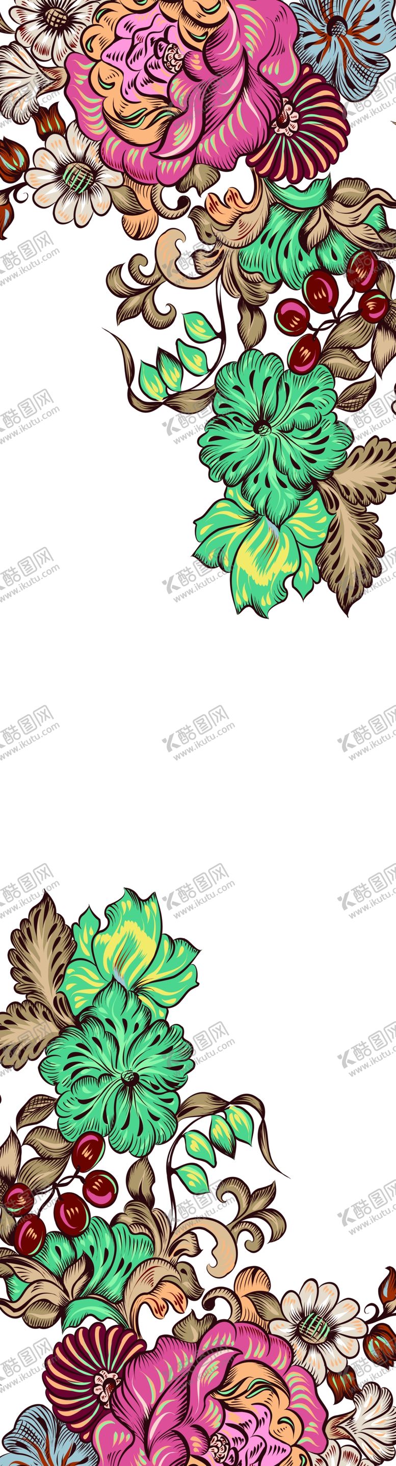 编号：44416910011137439956【酷图网】源文件下载-欧式花纹背景