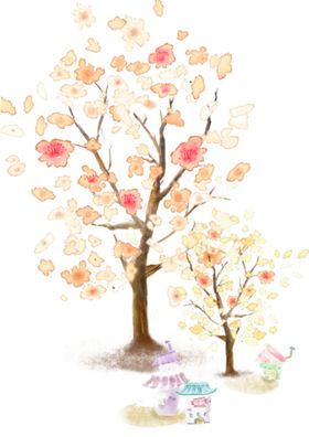 花树植物叶