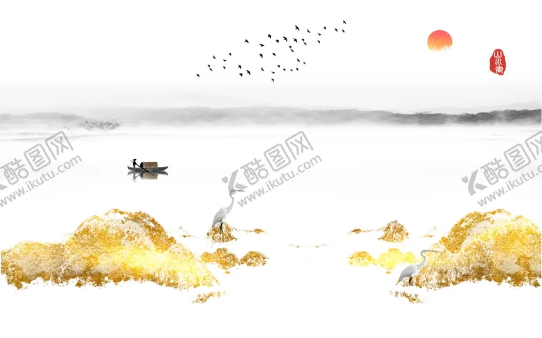 编号：71333603280107256206【酷图网】源文件下载-新中式装饰画