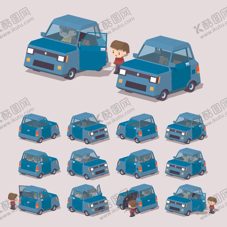 编号：27833009290845469090【酷图网】源文件下载-卡通汽车