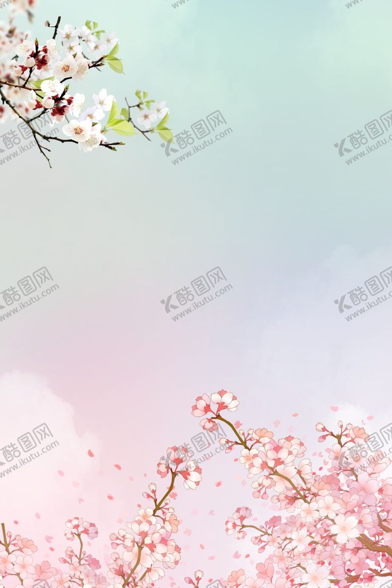 编号：91995710261845509038【酷图网】源文件下载-春季背景