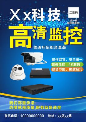 安防监控海报