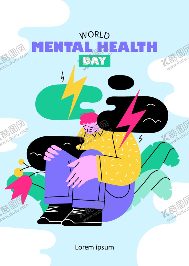 编号：32228412130022388666【酷图网】源文件下载-心理健康海报
