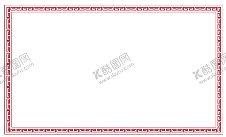 编号：54659402090302105637【酷图网】源文件下载-矢量回形纹边框