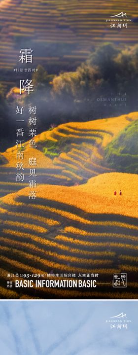 霜降二十四节气寒冷地产寒露