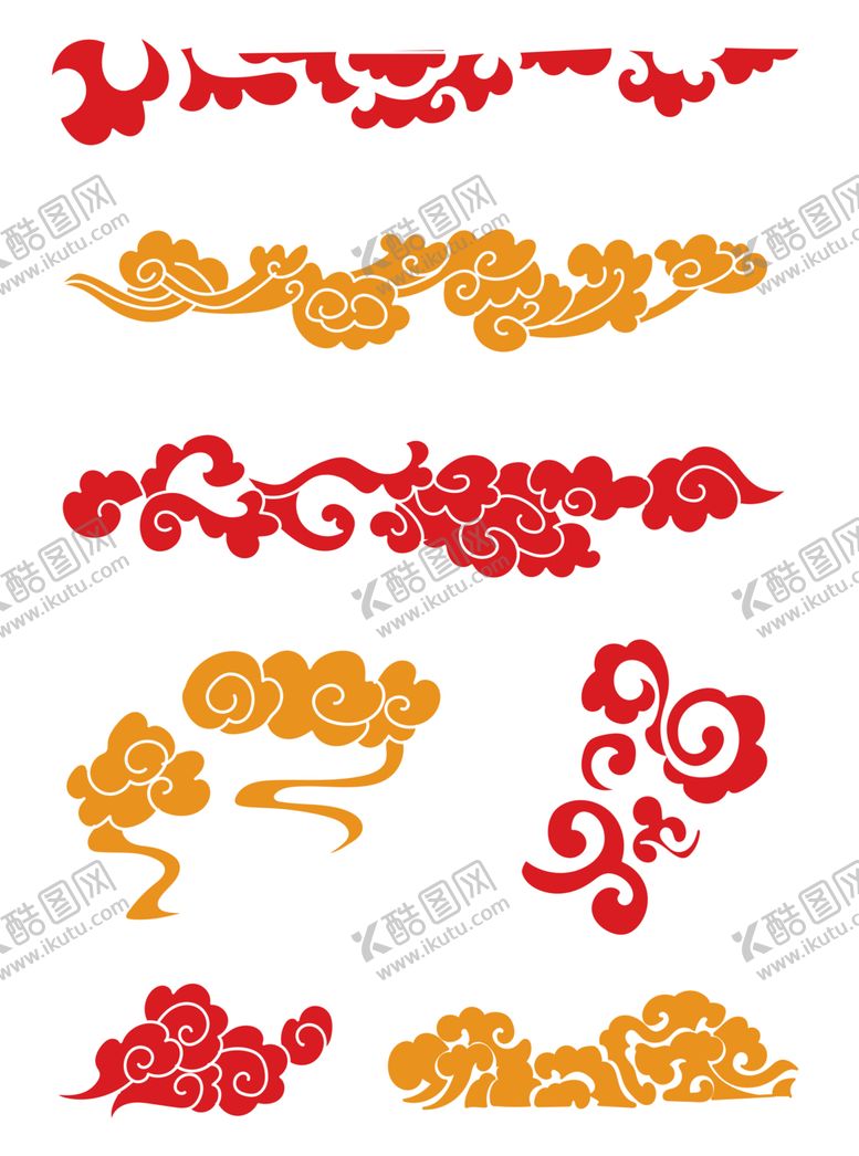 编号：11335105151330314987【酷图网】源文件下载-中国风祥云图案花纹底纹PNG