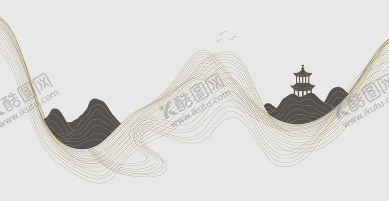 编号：46875209210424080937【酷图网】源文件下载-古典线条建筑背景