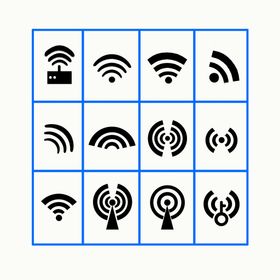 免费WIFI无线网络标识牌