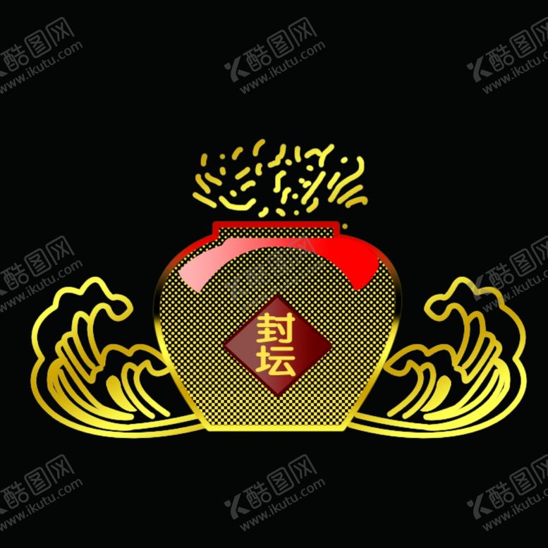 编号：48917907130453544412【酷图网】源文件下载-白酒标签标志酒古典陈