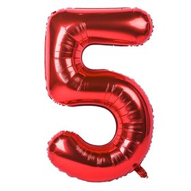 红色气球字5