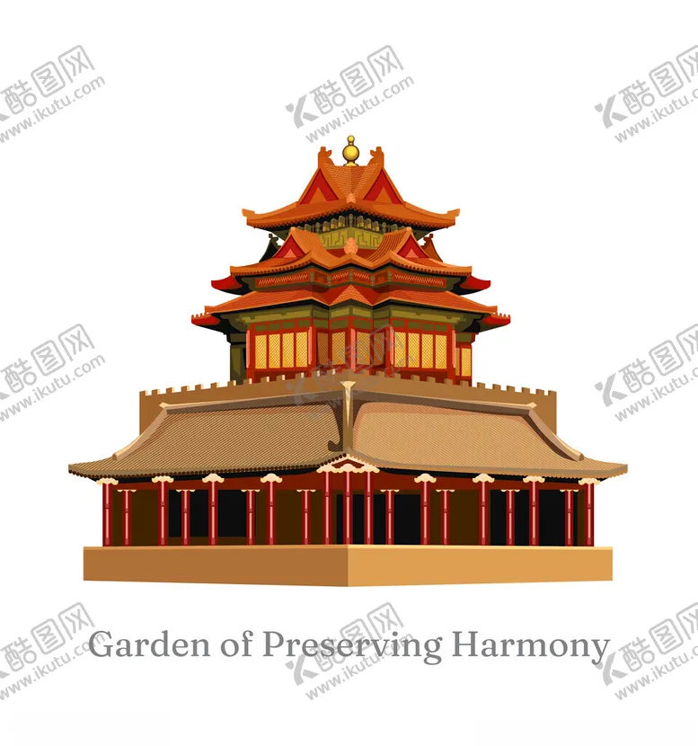 编号：69975802211747188378【酷图网】源文件下载-中国标志性古典建筑