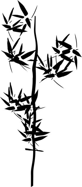 水墨竹子