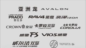 丰田车型LOGO