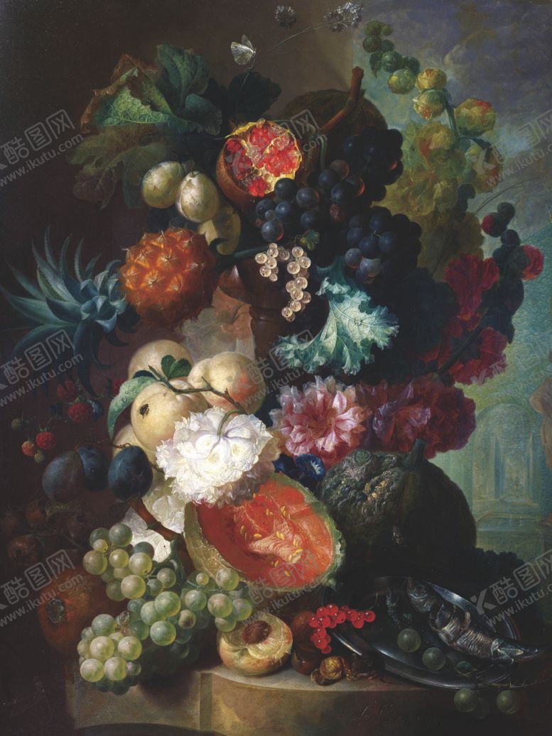 编号：30769109231853529971【酷图网】源文件下载-宫廷油画花