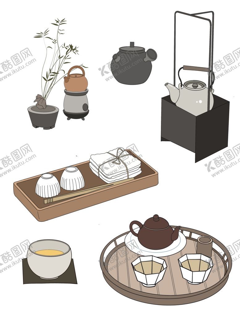 编号：42844612020043016852【酷图网】源文件下载-茶具