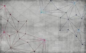 现代简约抽象几何图形电视背景墙