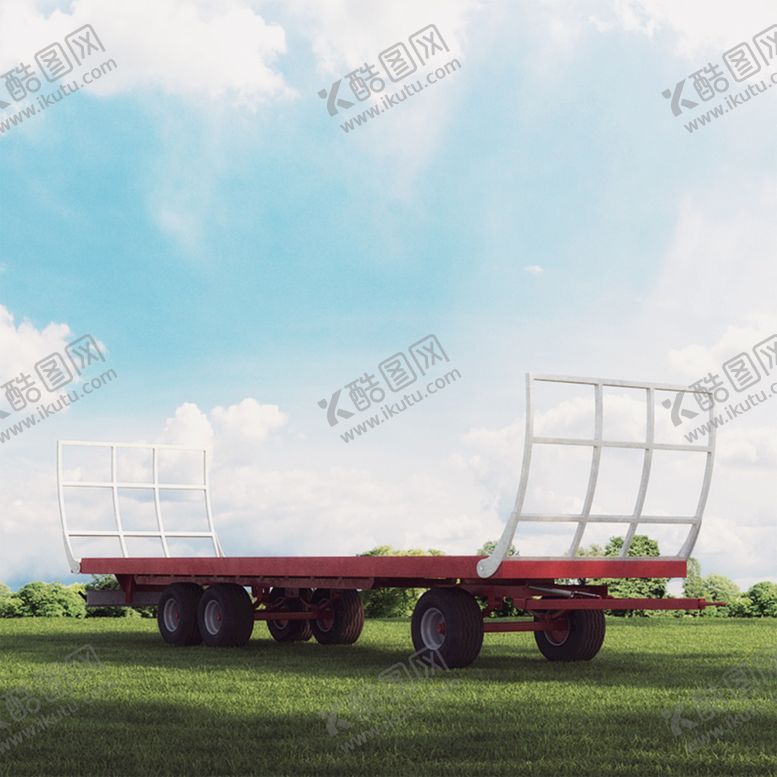 编号：85815510180016562620【酷图网】源文件下载-C4D模型 拖车