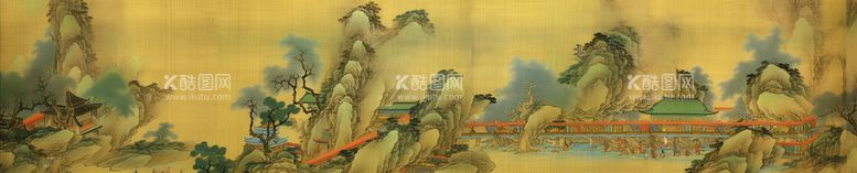 编号：62706811042303049995【酷图网】源文件下载-国画山水画