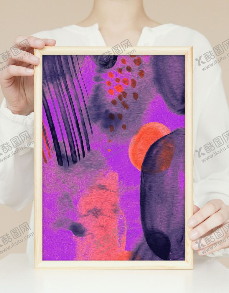 编号：84923109210353427413【酷图网】源文件下载-画框里的油画