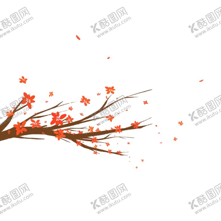 编号：62096309300057424898【酷图网】源文件下载-卡通梅花素材