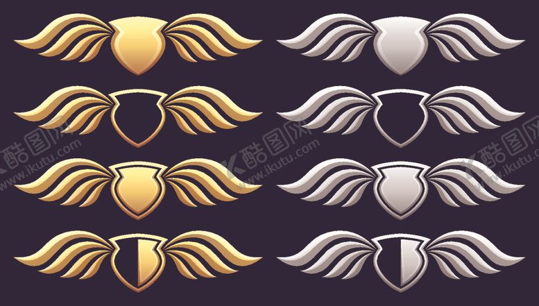 编号：41828209190525516498【酷图网】源文件下载-翅膀logo