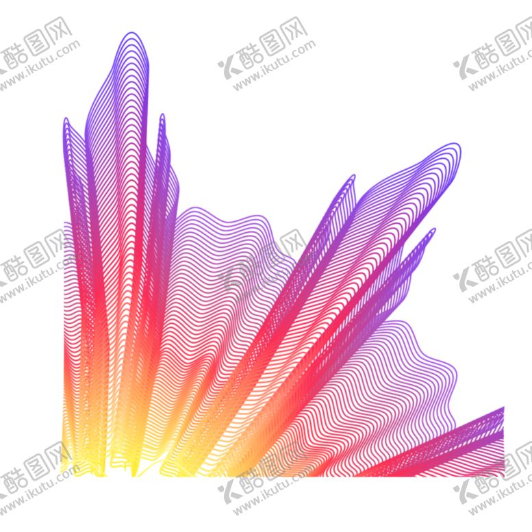 编号：76156906240937018160【酷图网】源文件下载-渐变曲线素材