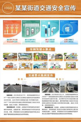 交通安全宣传海报
