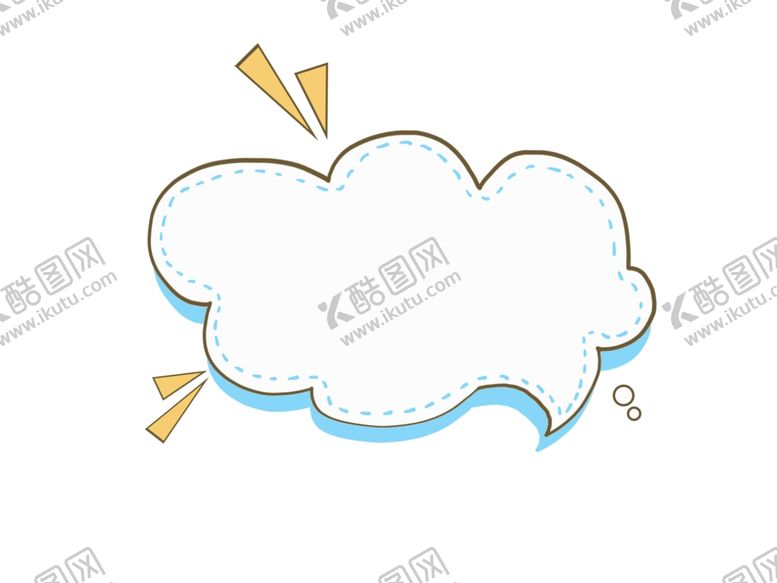 编号：12252302120751257978【酷图网】源文件下载-气泡边框文字边框云朵型气泡框