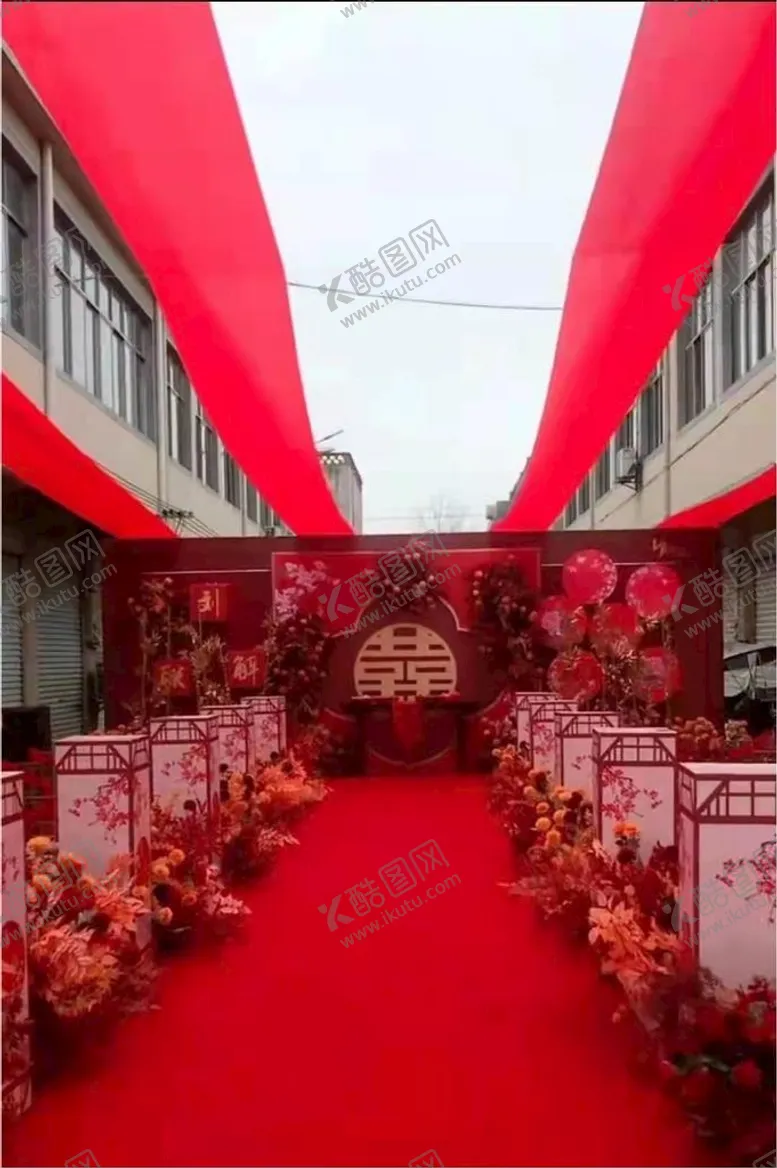 编号：15978401232009534171【酷图网】源文件下载-红色婚礼